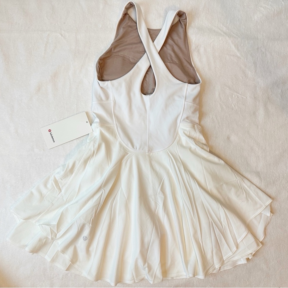 Lululemon NWT White Court Crush Tennis Cottagecore Skort Dress Heritage, size 4 - Picture 12 of 16